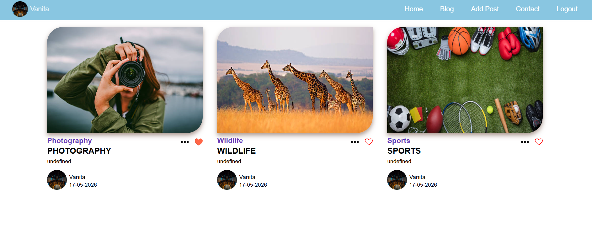 Blog Website
