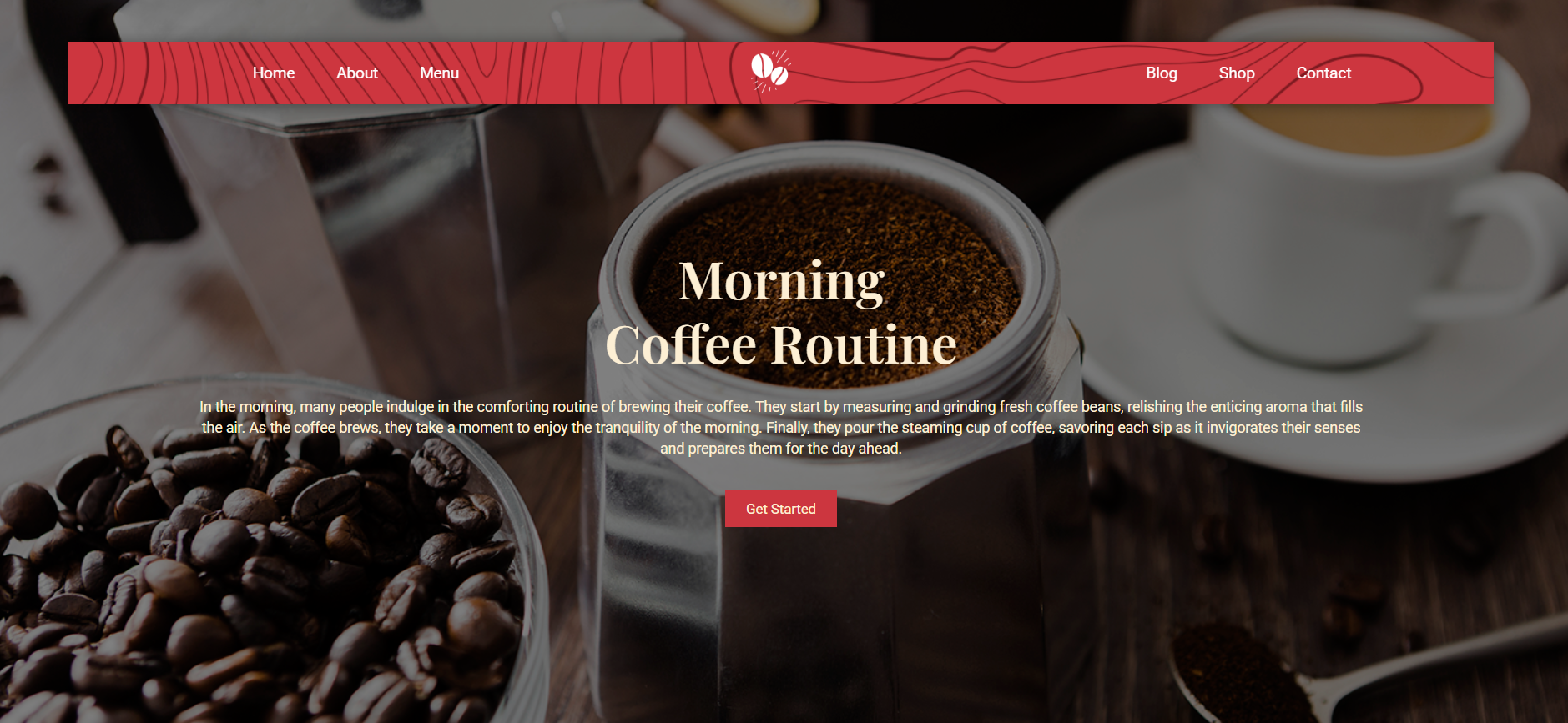 Coffee Landing Page